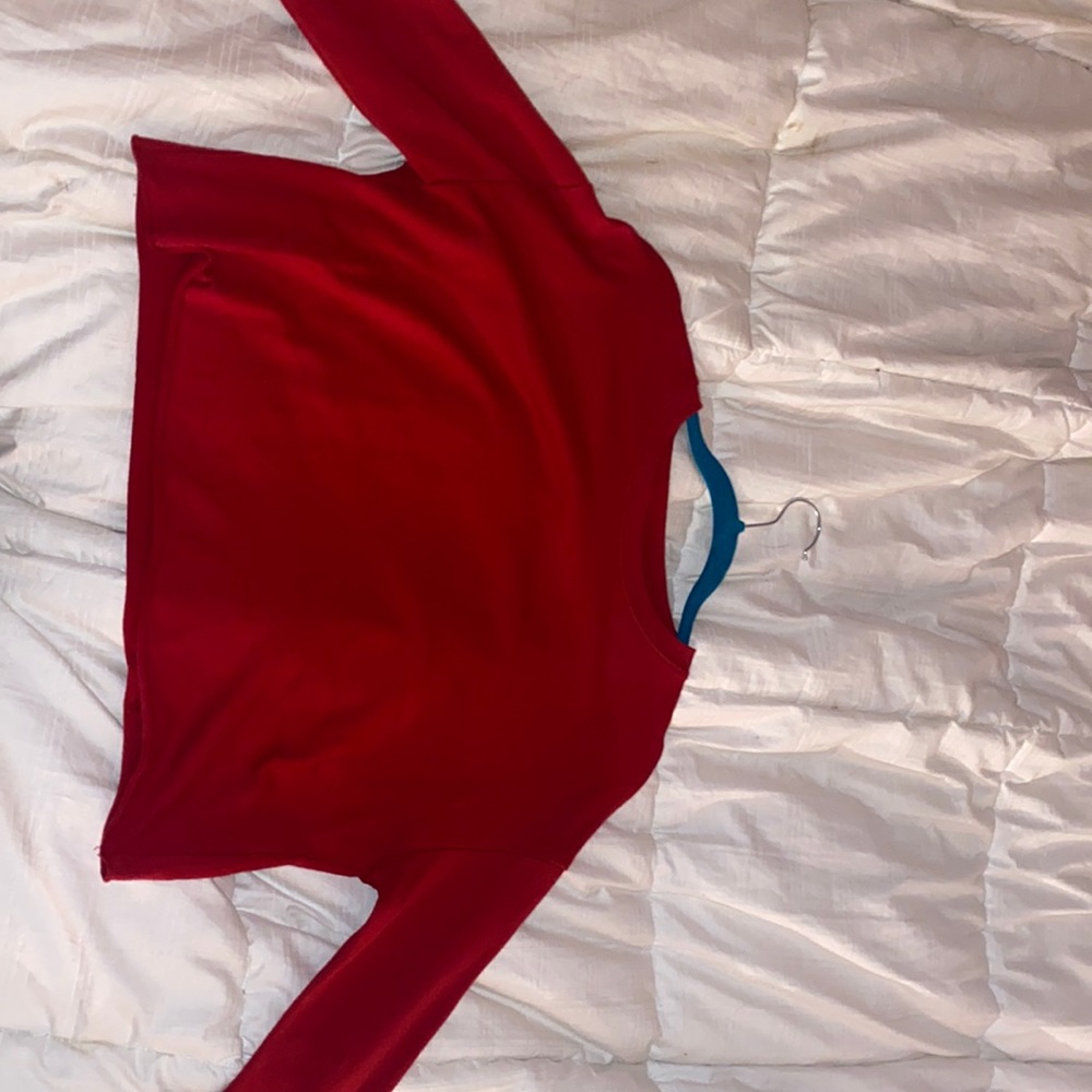 Flirtitude Active brand long sleeve crop top. size medium.
